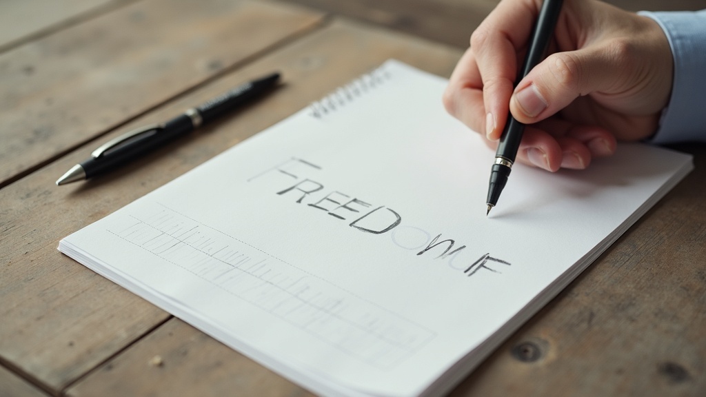 Symbolbild för yttrandefrihet, konstnärlig frihet och hotbild